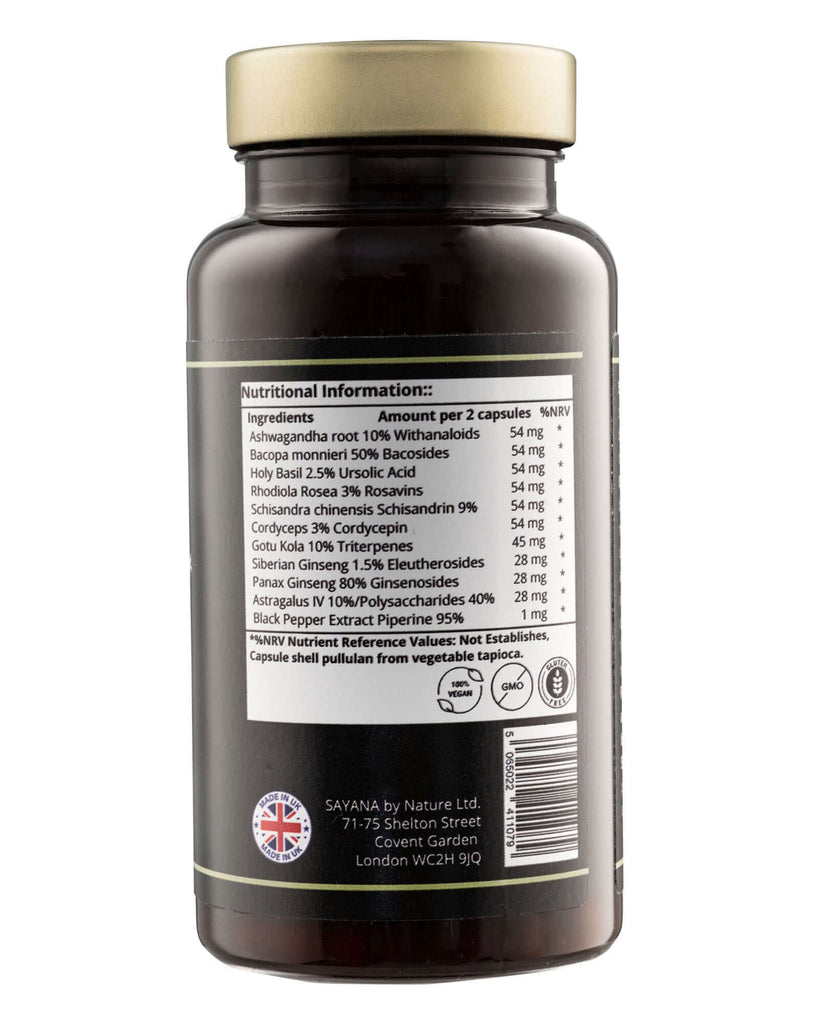 Adaptogen Max - Powerful Adaptogen Blend for Stress Relief & Energy Boost