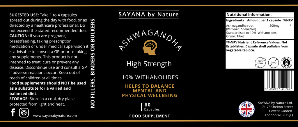 Ashwagandha - Adaptogen for Mental Clarity & Calm
