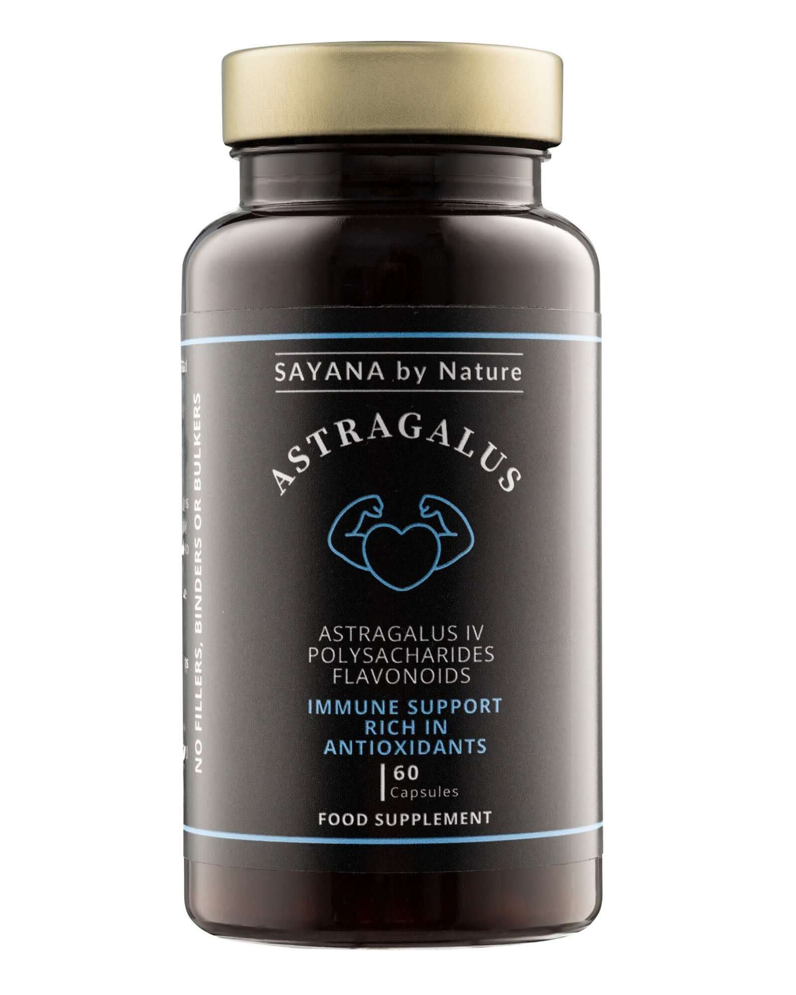 Sayana by Nature Astragalus supplement - herbal adaptogen for immune support and vitality. 