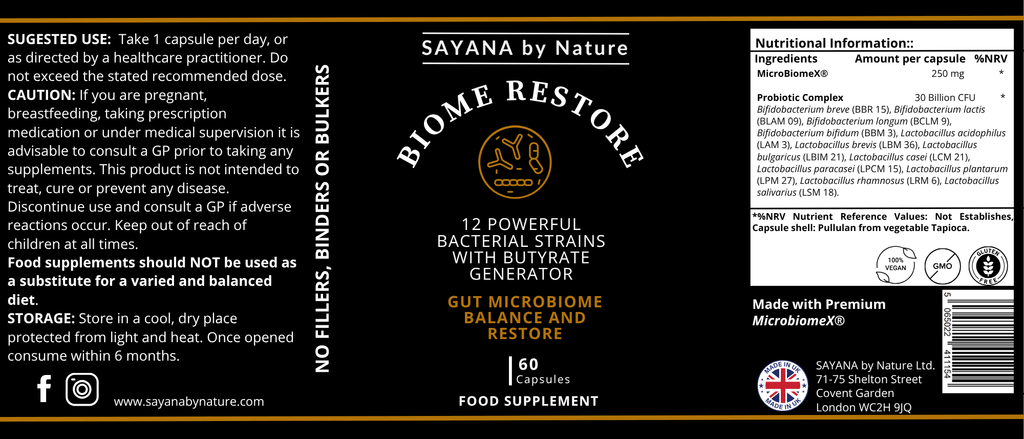 Biome Restore - Natural Gut Health & Digestive Support