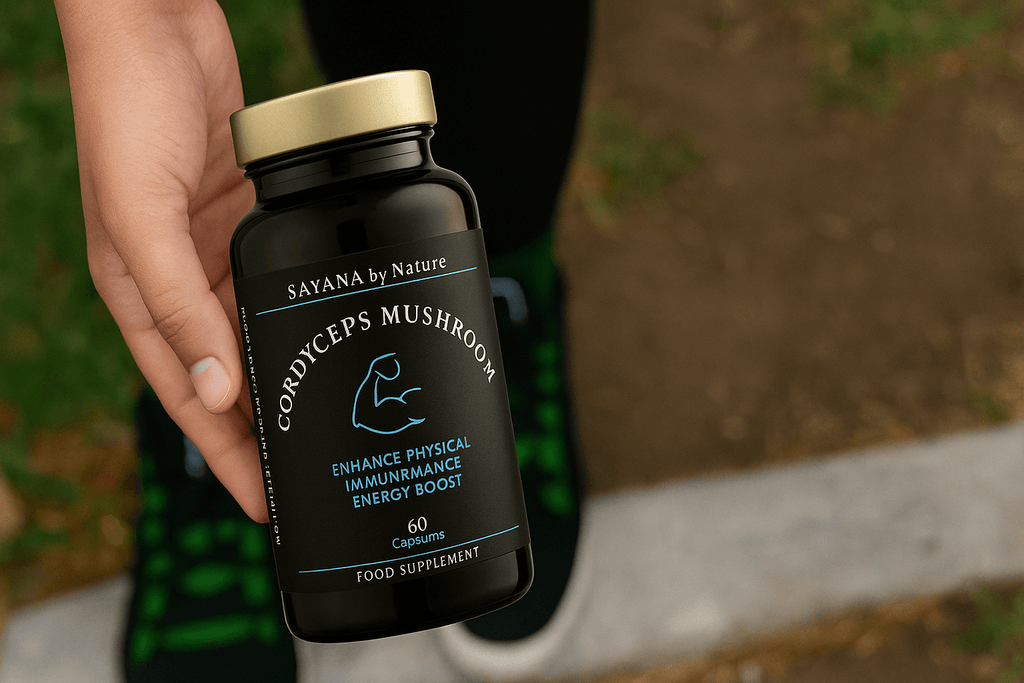 Cordyceps Mushroom - Natural Energy and Endurance Booster | 100% Pure Cordyceps Extract Capsules
