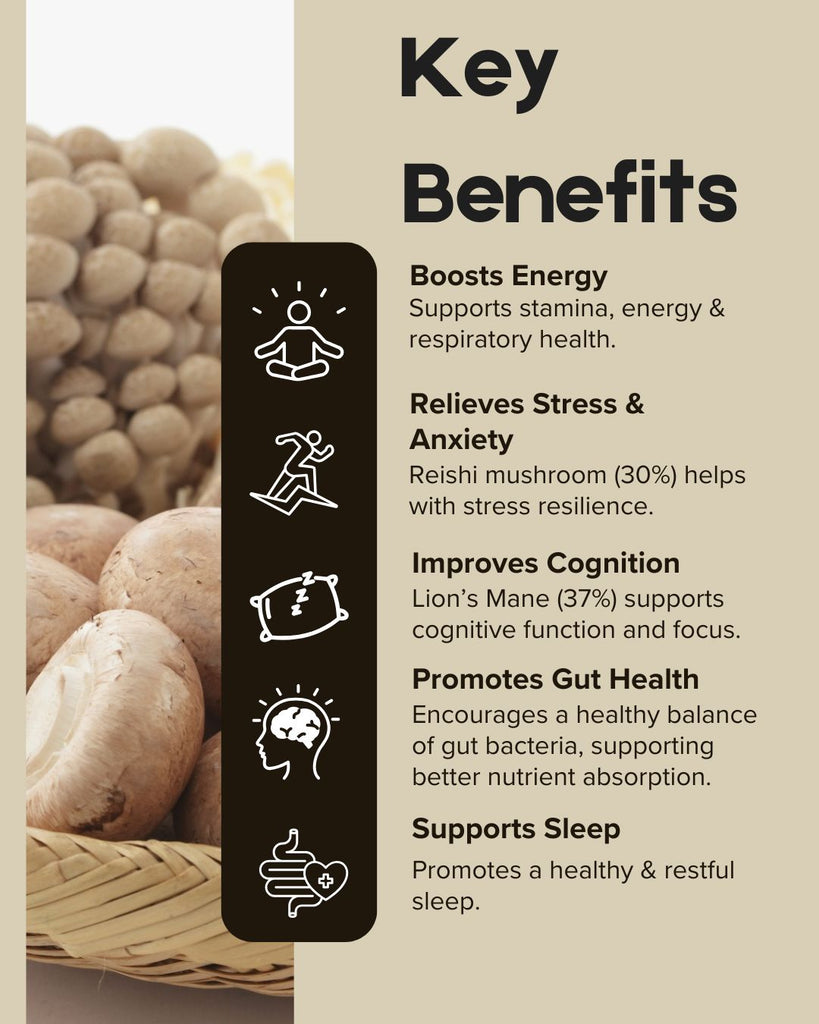 Mushroom Complex Pro - Advanced 8-Mushroom Blend for Immunity, Clarity & Vitality