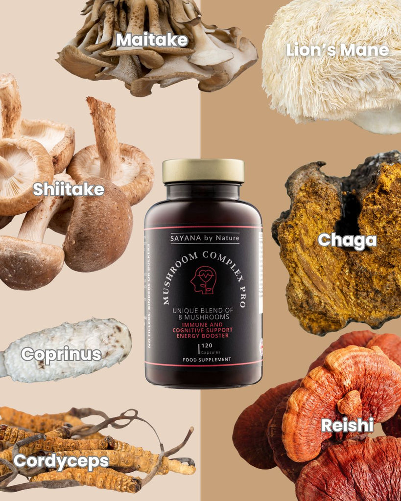 Mushroom Complex Pro - Advanced 8-Mushroom Blend for Immunity, Clarity & Vitality