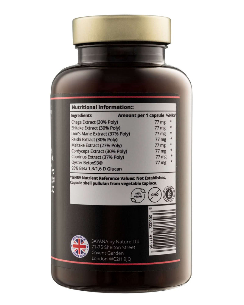 Mushroom Complex Pro - Advanced 8-Mushroom Blend for Immunity, Clarity & Vitality