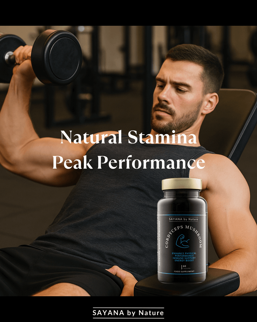 Cordyceps Mushroom - Natural Energy and Endurance Booster | 100% Pure Cordyceps Extract Capsules