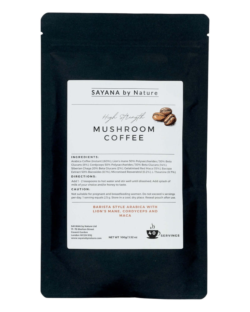 Functional Mushroom Coffee - Lion's Mane, Cordyceps & Chaga for Focus & Energy