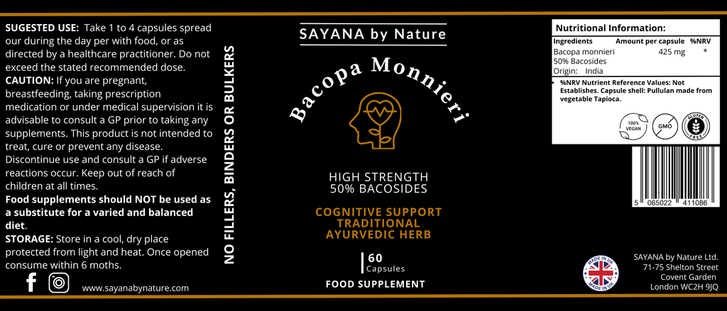 Bacopa monnieri (Brahmi) High Strength